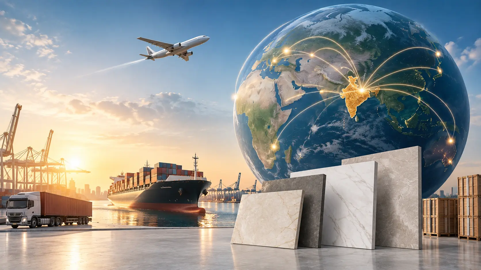 Top Notch Tiles India to world export