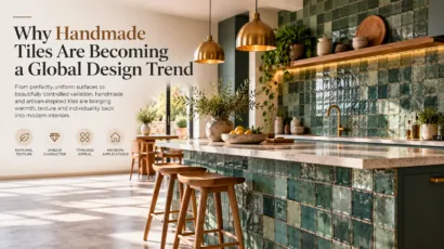 Handmade Tiles in a Warm Modern Kitchen
