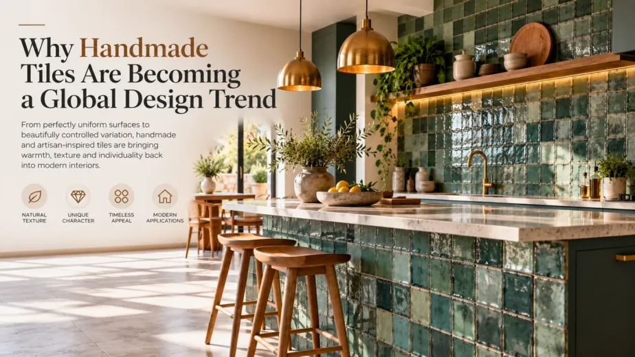Handmade Tiles in a Warm Modern Kitchen